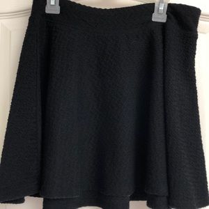 Black skater skirt